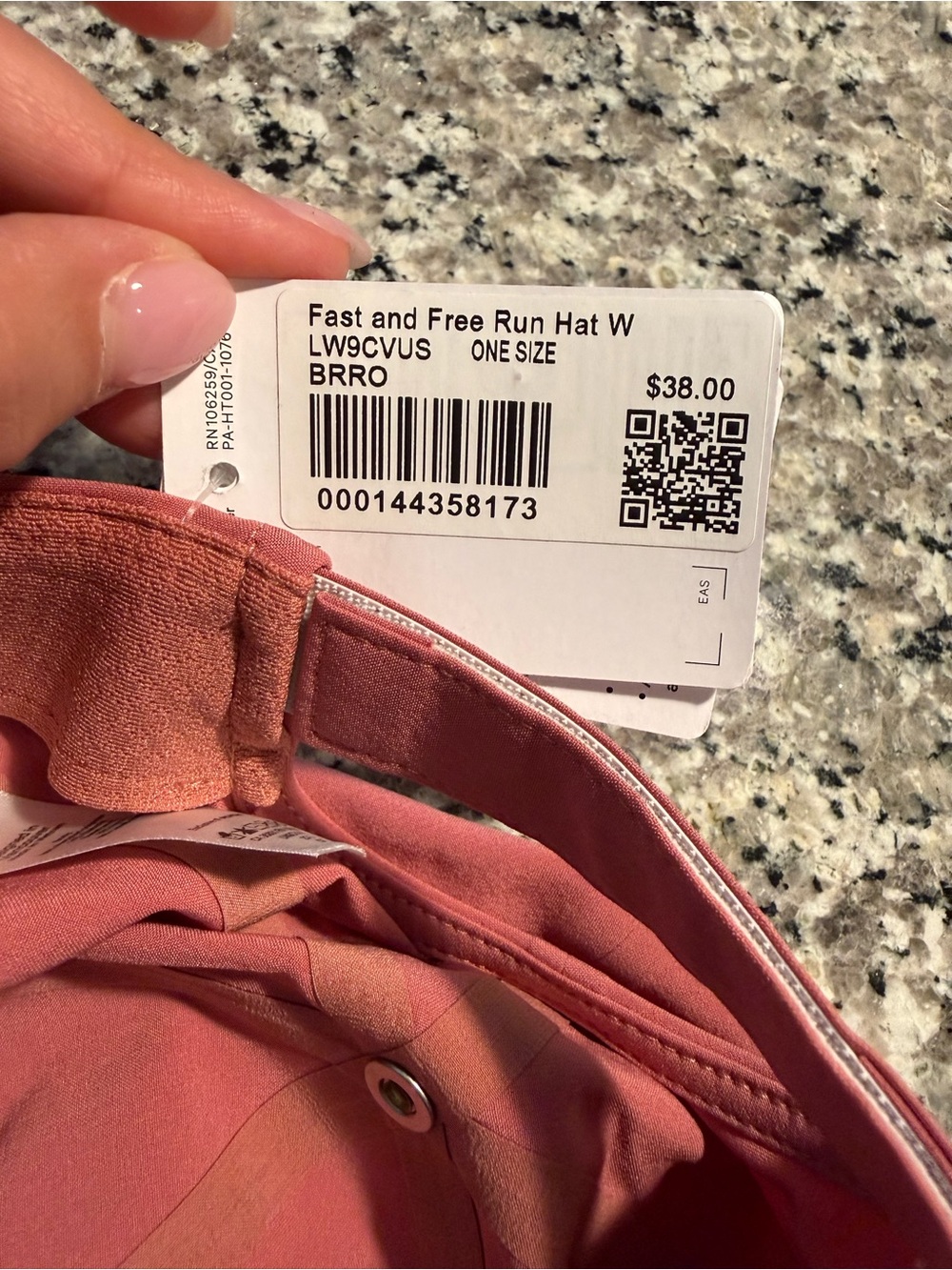 Lululemon Pink Baseball Cap - Lightweight Everyday Hat - Picture 6 of 6